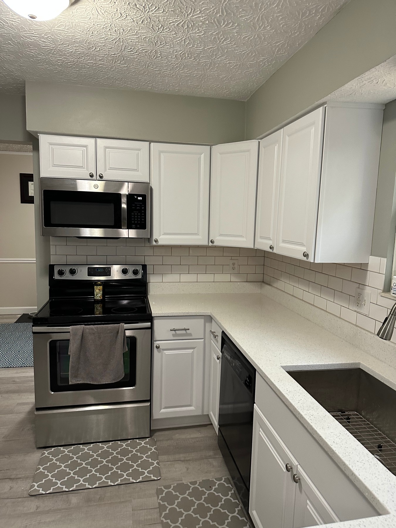 Countertop & cabinetry — finished